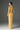 Yellow Floral Garden Lace Dress With Halter Neck And Long Sleeves - IHF STUDIO