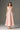 Light Pink Lacquered Brocade Non-Sleeves A-line Dress