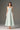 Light Green Lacquered Brocade Non-Sleeves A-line Dress