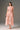 Light Pink Floral Garden Short Sleeves A-line Midi Dress