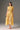 Yellow Floral Garden Short Sleeves A-line Midi Dress