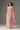 Pink Floral Garden Lace Column Dress with Bow Straps