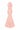 Light Pink Maxi Floral Garden Lace Dress with Halter neck and Waist Cut-Out details