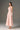 Light Pink Lacquered Brocade Non-Sleeves A-line Dress