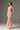 Light Pink Floral Garden Non-Sleeves Mermaid Midi Dress