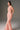 Light Pink Maxi Floral Garden Lace Dress with Halter neck and Waist Cut-Out details