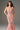 Light Pink Floral Garden Non-Sleeves Mermaid Midi Dress
