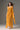 Orange Floral Garden Lace Column Dress with Bow Straps