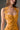 Orange Floral Vine Lace Mermaid Dress with Cupped and Cut-Out Waist