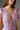 Light Purple Floral Garden Short Sleeves A-Line Maxi Dress