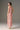 Pink Floral Garden Lace Column Dress with Bow Straps