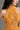 Orange Floral Vine Lace Dress with Halter neck and Lace-Cut Straps details