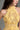 Yellow Floral Vine Lace Dress with Halter neck and Lace-Cut Straps details