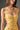 Yellow Floral Vine Lace Mermaid Dress with Cupped and Cut-Out Waist