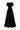 Black Floral Garden Lace Maxi A-line Dress With U-neck - IHF STUDIO