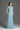 Light Blue Vine Floral Lace Long-Sleeve Maxi Dress With Heart Cutout, Balloon Drawstring - IHF STUDIO