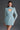 Blue Vine Floral Lace Long-Sleeve Mini Dress With Heart Cutout, Balloon Drawstring - IHF STUDIO