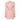 Light Pink Vine Floral Lace Long-Sleeve Mini Dress With Heart Cutout, Balloon Drawstring - IHF STUDIO