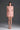 Light Pink Vine Floral Lace Long-Sleeve Mini Dress With Heart Cutout, Balloon Drawstring - IHF STUDIO