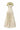 Light Pink Clustered Floral Brocade And Light Brown Silk Taffeta A-Line Dress With Mini Cape - IHF STUDIO