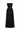 Black Tiny Floral Mesh Lace Bustier Maxi A-Line Dress With Draped Tulle Details - IHF STUDIO