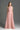 Light Pink Tiny Floral Mesh Lace One-Shoulder A-Line Dress With Draped Tulle Details - IHF STUDIO
