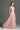 Light Pink Tiny Floral Mesh Lace One-Shoulder A-Line Dress With Draped Tulle Details - IHF STUDIO