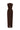 Brown Lyon Velvet Midi Column Dress With Heart-Shaped Neck And Crystal Embellishment - IHF STUDIO