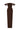 Brown Lyon Velvet Bustier Midi Column Dress With Horizontal Train - IHF STUDIO