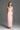 Light Pink Silk Taffeta Midi Column Dress With Square Neck And Mini Bow Detail - IHF STUDIO