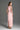 Light Pink Silk Taffeta Midi Column Dress With Square Neck And Mini Bow Detail - IHF STUDIO