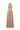 Beige Vine Guipure Lace A-Line Dress With Ruffle Collar - IHF STUDIO