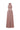 Light Pink Vine Guipure Lace A-Line Dress With Ruffle Collar - IHF STUDIO