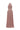 Light Pink Vine Guipure Lace A-Line Dress With Ruffle Collar - IHF STUDIO