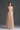 Beige Vine Guipure Lace V-Neck Midi A-Line Dress With Draped Details And Two Mini Bows - IHF STUDIO