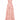Light Pink Floral Garden Lace Square-Neck A-Line Dress With Velvet Waist Belt - IHF STUDIO
