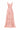 Light Pink Floral Garden Lace Square-Neck A-Line Dress With Velvet Waist Belt - IHF STUDIO