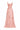 Light Pink Floral Garden Lace Square-Neck A-Line Dress With Velvet Waist Belt - IHF STUDIO