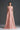 Light Pink Floral Garden Lace Square-Neck A-Line Dress With Velvet Waist Belt - IHF STUDIO