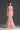 Light Pink Floral Garden Lace Off-Shoulder Mermaid Dress With Silk Waist Belt - IHF STUDIO