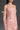 Light Pink Floral Garden Lace Off-Shoulder Mermaid Dress With Silk Waist Belt - IHF STUDIO