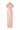 Light Pink Vine Guipure Lace And Taffeta Column Dress With Draped Bow Detail - IHF STUDIO
