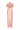 Light Pink Vine Guipure Lace And Taffeta Column Dress With Draped Bow Detail - IHF STUDIO