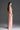 Light Pink Vine Guipure Lace And Taffeta Column Dress With Draped Bow Detail - IHF STUDIO