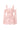 Light Pink Floral Garden Lace Off-Shoulder Mini Dress with Long Sleeves