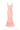 Light Pink Floral Garden Non-Sleeves Mermaid Midi Dress