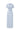 Blue Sequin Floral Lace A-line Midi Dress with Taffeta Belt