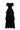 Black Floral Garden Lace Maxi A-line Dress With 3-tiered U-Neck