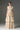 Ivory Floral Garden Lace Maxi A-line Dress With 3-tiered U-Neck
