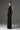 Black Floral Garden Lace Midi Dress With Long Bow Straps